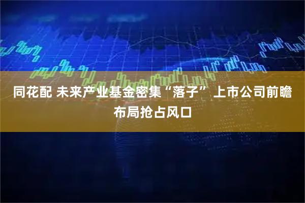 同花配 未来产业基金密集“落子” 上市公司前瞻布局抢占风口